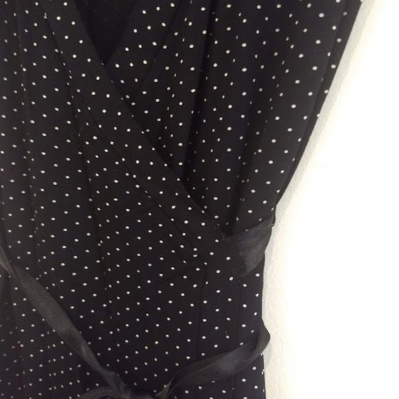Vintage black polka dot dress - Picture 3 of 3